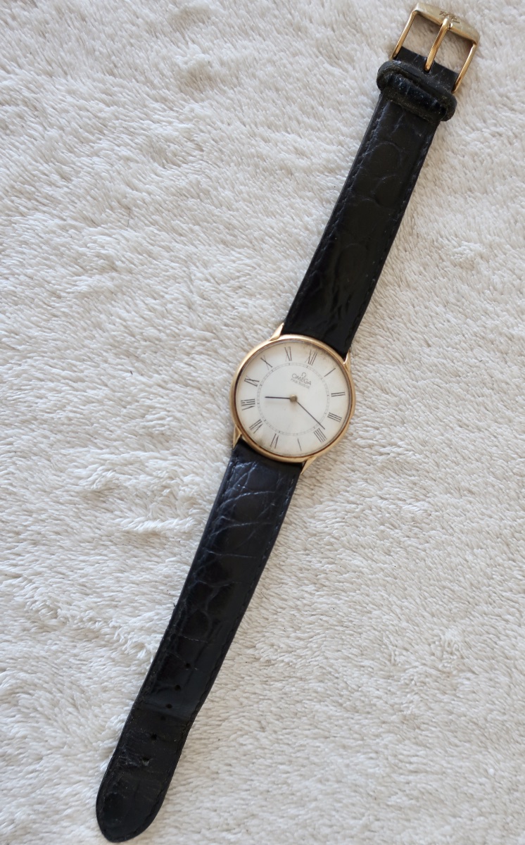 Rare Omega 18k Gold Dress Watch, Caliber 620, Mechanical, Ultra-thin