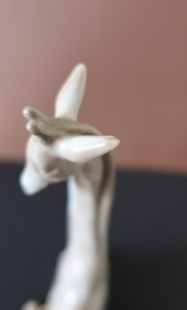 Lladro Porcelain Reclining Giraffe, Before 1960-photo-8