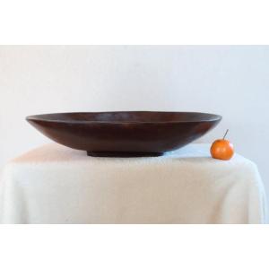 Large Hand-carved Wooden Fruit Bowl