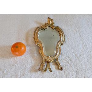 19th Century Baroque Style Table Mirror, Rocaille.