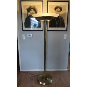 Lampadaire Moderniste Jean Perzel 41E, Rare Edition Ancienne Art Déco