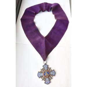 19th Century Angoulême Chapter Cross, With Ribbon, Maison Poussielgue Rusand Goldsmith.