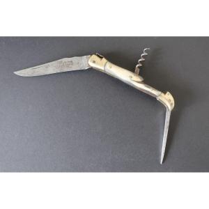 Couteau Pliant 3 Pièces Laguiole 55 Sauzède Angely, G. Fayet