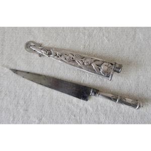19th Century Gaucho Knife Alpaca, Broqua & Scholberg Montevideo