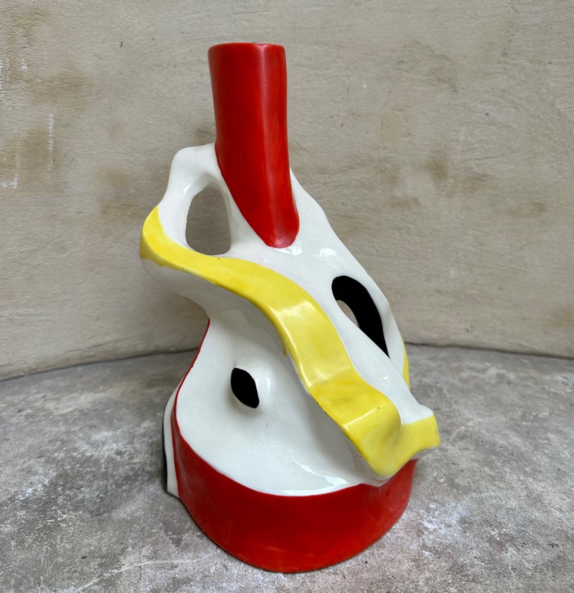 Roland BRICE (1911-1989) - Vase Céramique Forme Libre - Biot Fernand Léger