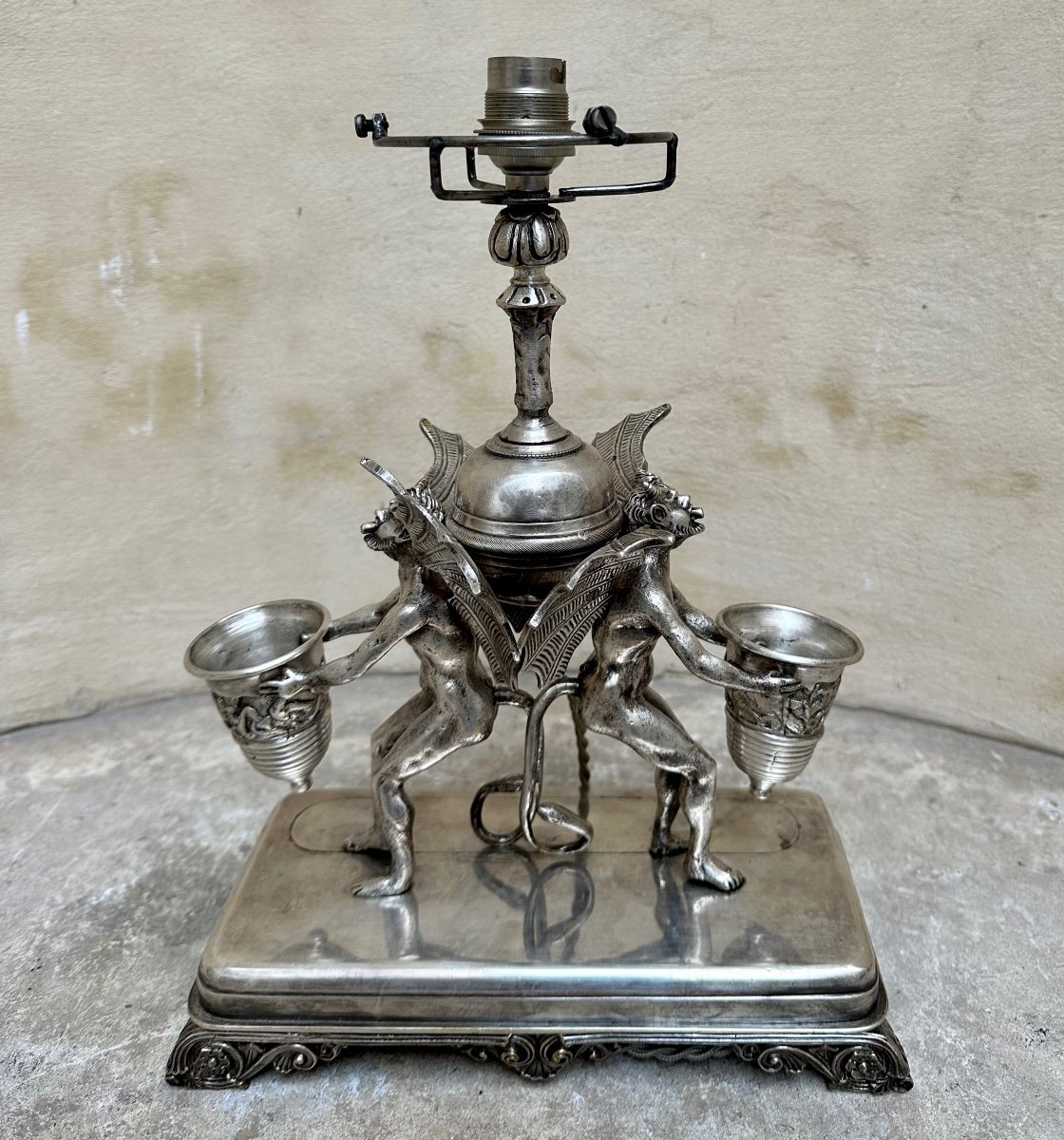 Maison Alphonse Giroux Et Cie - Pyrogen Smoking Kit - Napoleon III Renaissance Style-photo-2