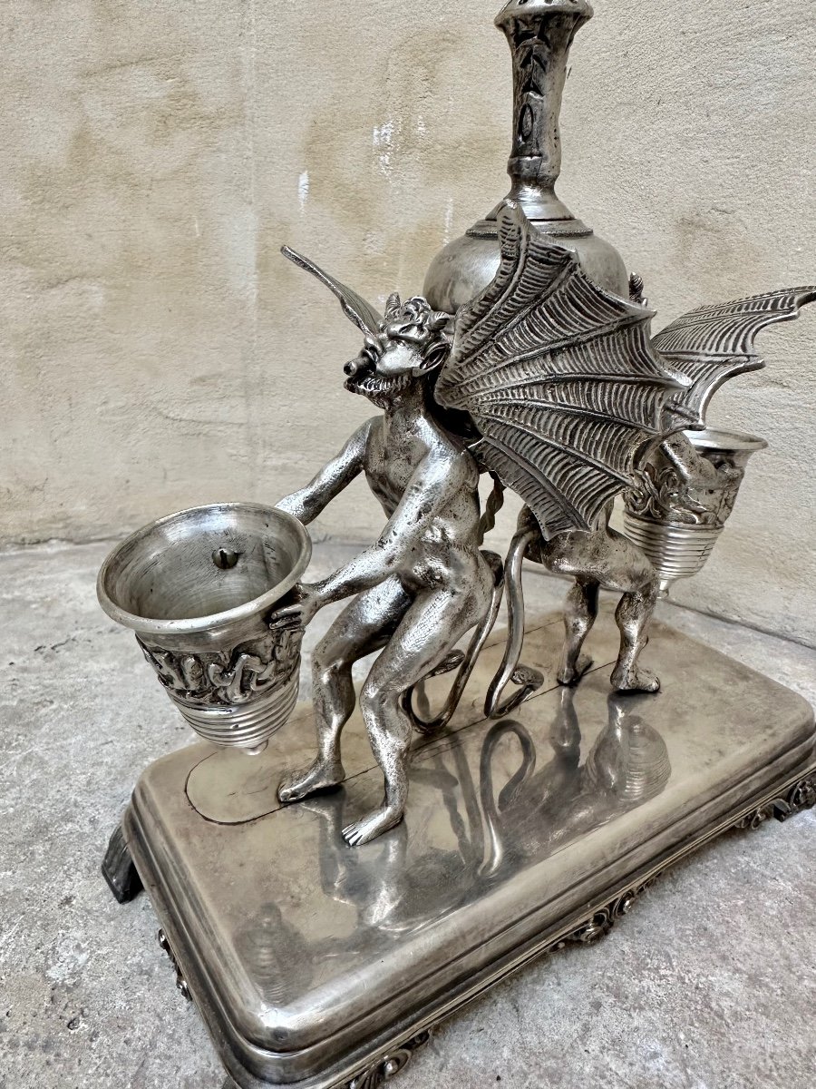 Maison Alphonse Giroux Et Cie - Pyrogen Smoking Kit - Napoleon III Renaissance Style-photo-4
