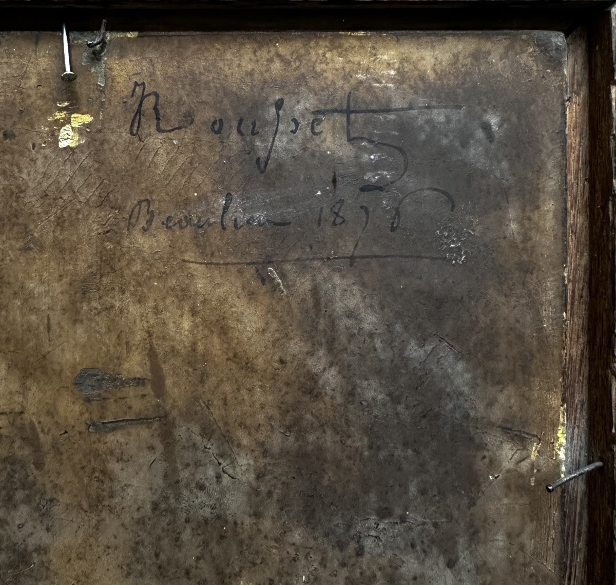 Jules Rousset (1840-1921) Seaside, Beaulieu - Landscape, Marine, Provence, 19th Century - Painting-photo-2