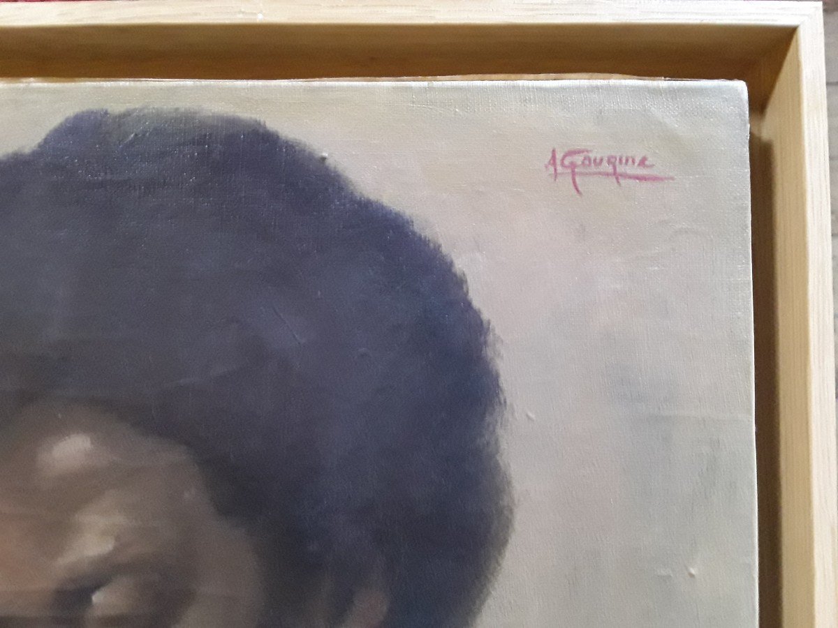 Orientalist Portrait By A. Gourine Russian Painter -photo-3
