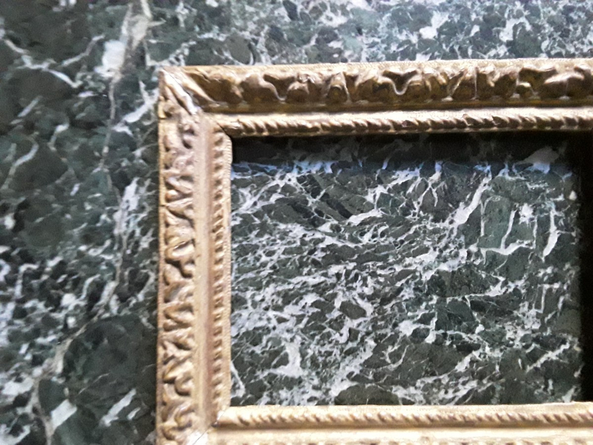 Small 18th Century Gilded Wood Frame -photo-3