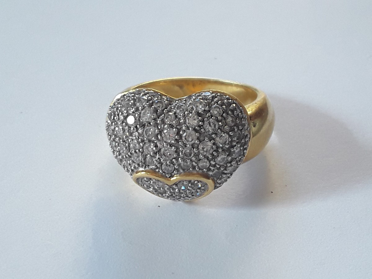 Heavy Gold And Diamond Ring -photo-2