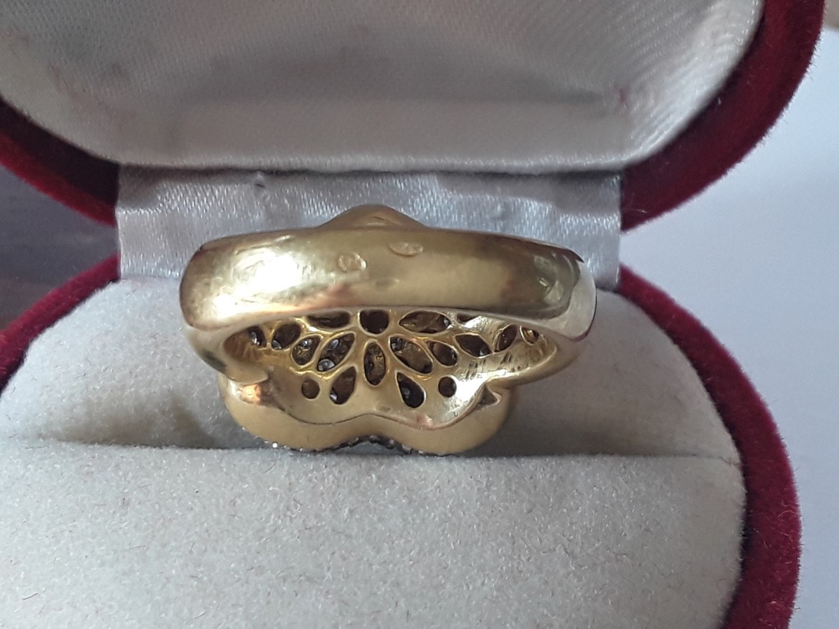 Heavy Gold And Diamond Ring -photo-1