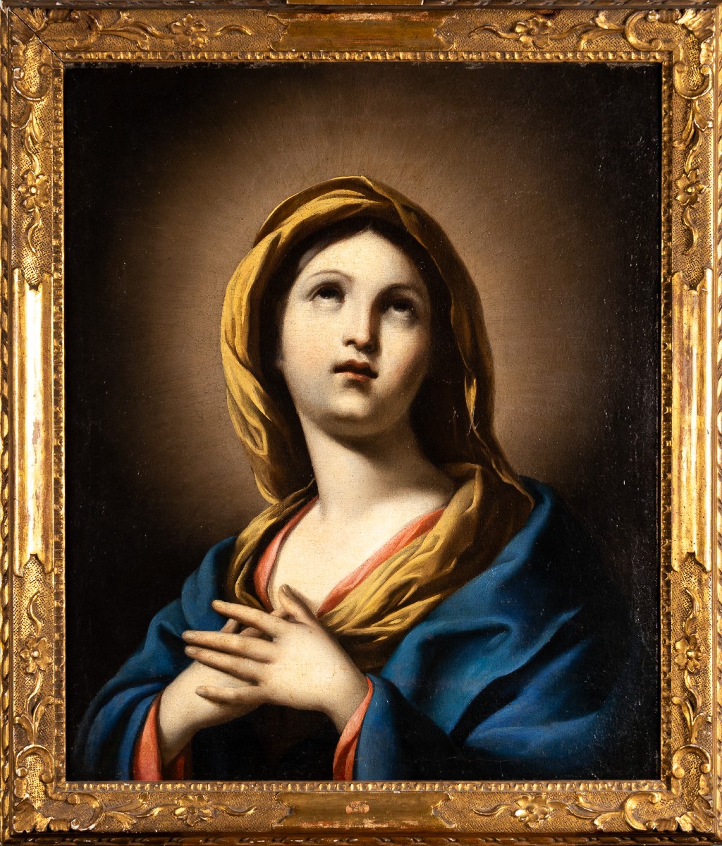 Virgin In Prayer, 17th-century Bolognese School, Attributed To Elisabetta Sirani