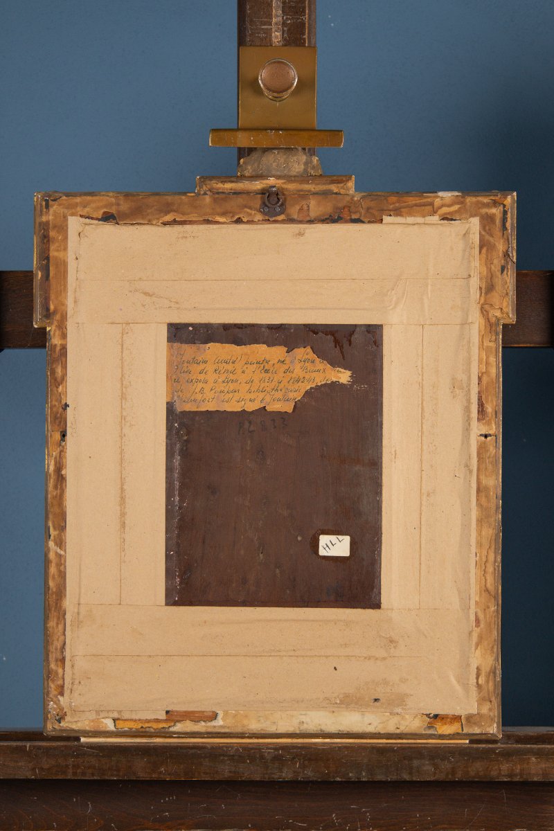 Soldier In Uniform, Signed And Dated 1844, André Fontaine (1802–?), 19th Century-photo-3