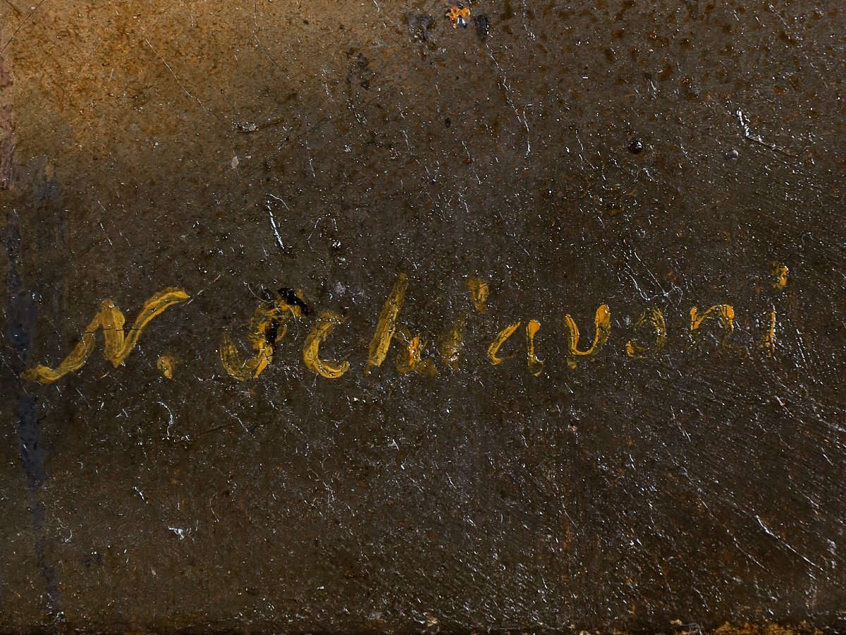 Hebe Quenching Jupiter's Thirst In The Form Of An Eagle, Schiavoni (1777-1858), 19th Century-photo-2