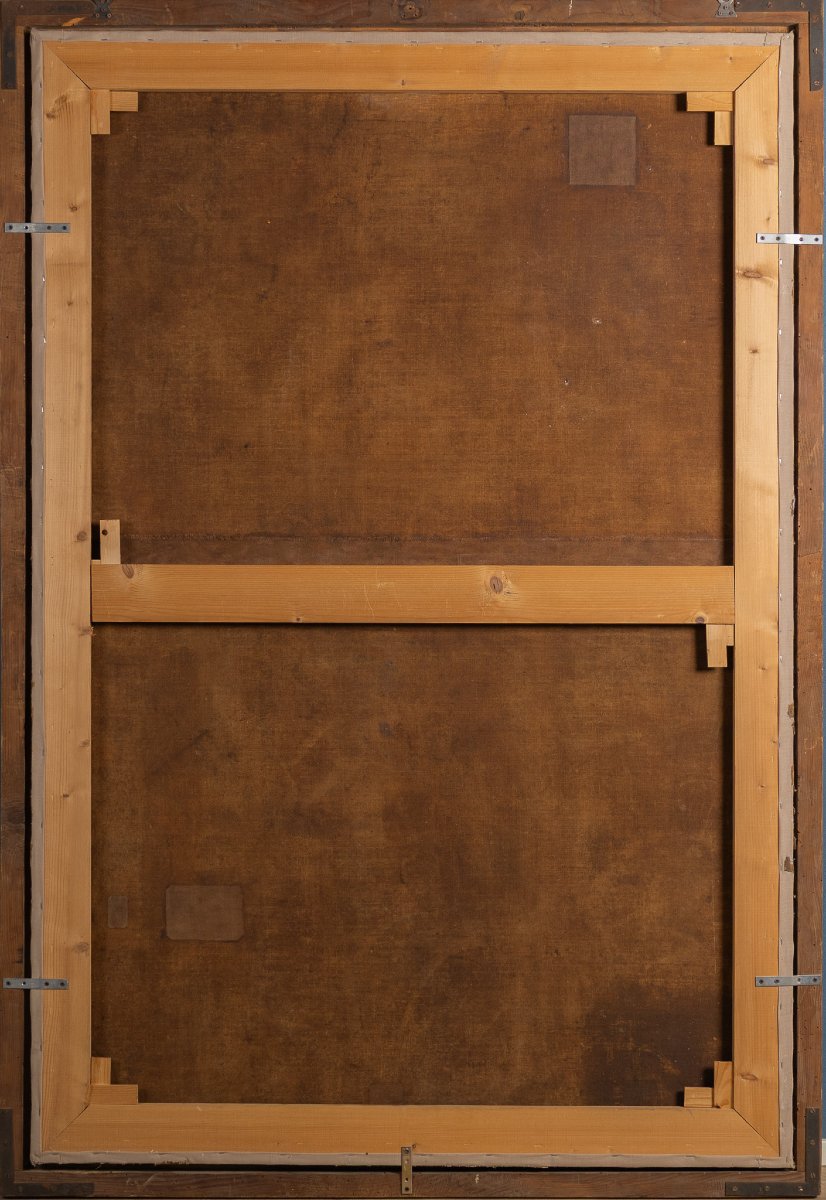 Giovanni Venanzi (pesaro 1627–1705), Pan And Syringe, 1674, Oil On Canvas Signed And Dated-photo-4