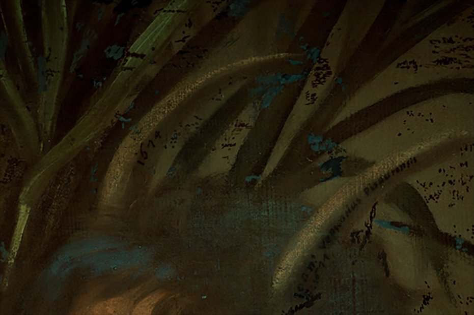 Giovanni Venanzi (pesaro 1627–1705), Pan And Syringe, 1674, Oil On Canvas Signed And Dated-photo-1