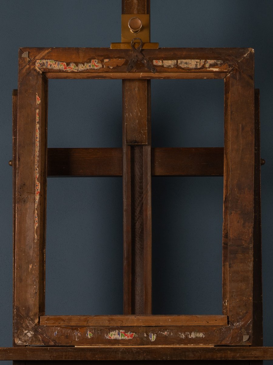 18th-century Gilded Wooden Box Frame, Decorated With Acanthus Leaves -photo-3
