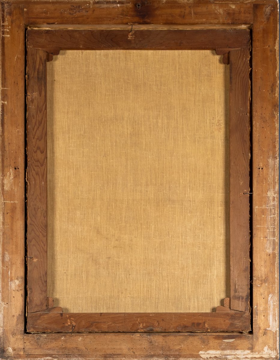 Saint Antoine l'Abbé, signé et daté par Pietro Bardellino (Naples 1732-1806), XVIIIe siècle-photo-4