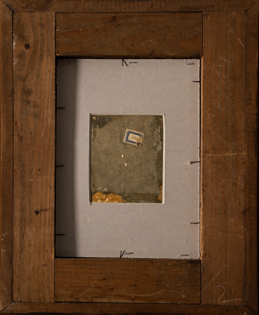 Giovanni Battista Castello, Miniature "Le Christ au jardin de Gethsémani", maniériste tardif-photo-3
