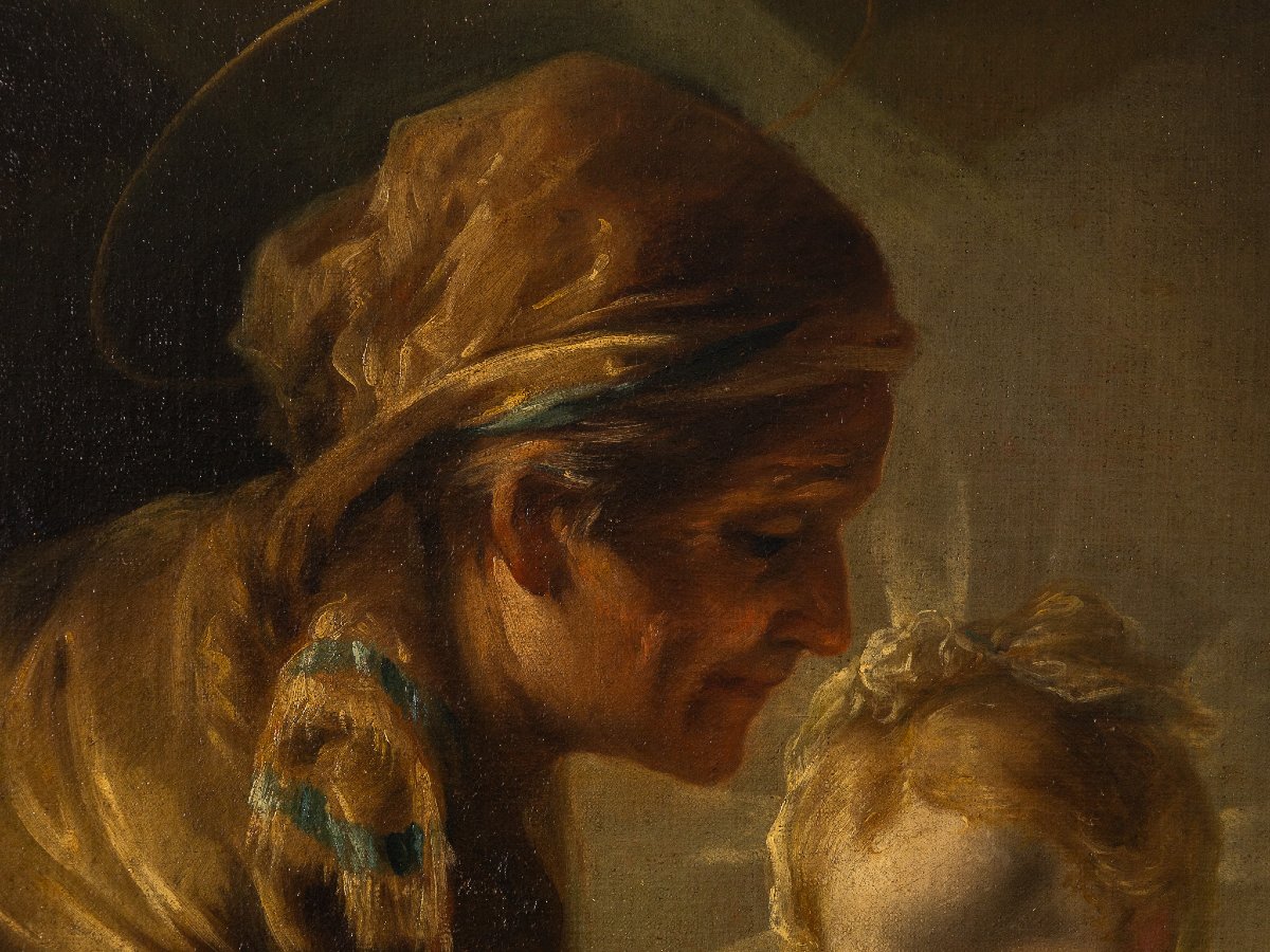 Pietro Bardellino, Scène d'éducation familiale, Naples, XVIIIe siècle-photo-1