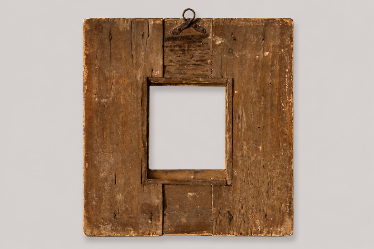 Cadre en bois sculpté et doré italien du XVIIIe siècle-photo-4