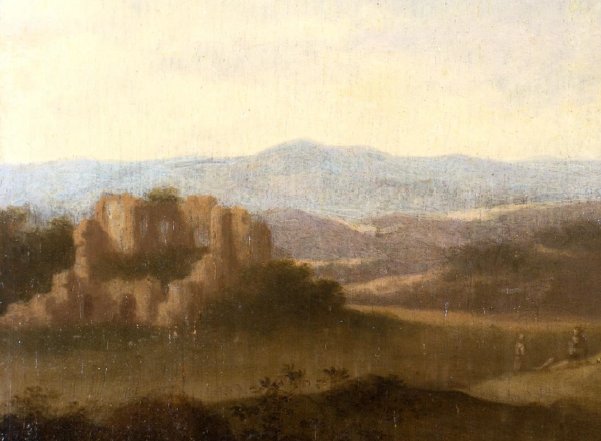 Van Poelenburgh, Landscape Of The Roman Countryside With Figures And Ruins, 17th Century-photo-1