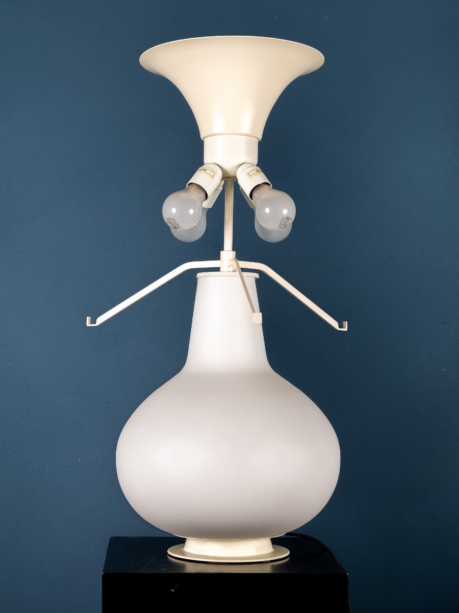 The Largest Glass Lamp By Max Ingrand For Fontana Arte, Italy, 1954-photo-4
