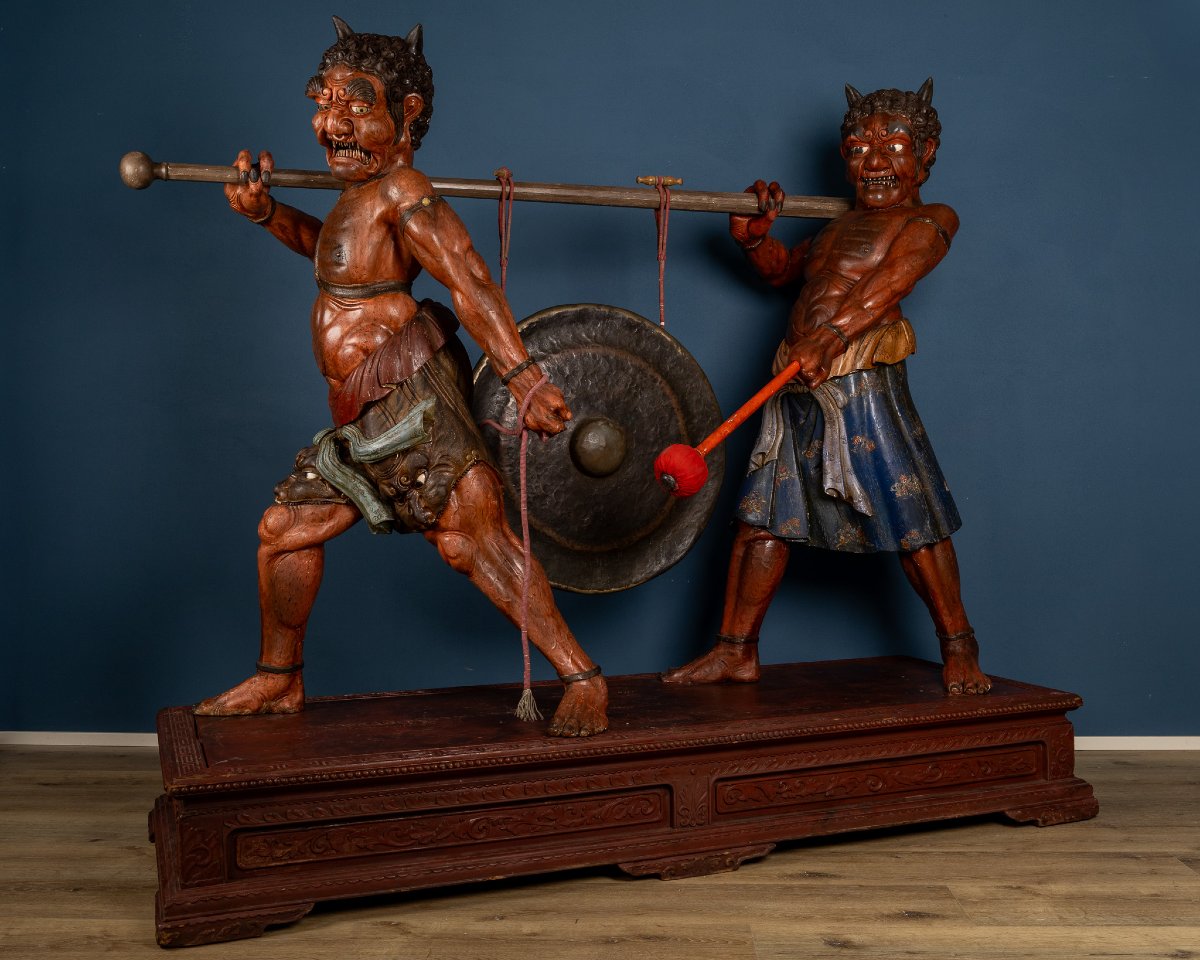 Important Japanese Processional Group, Edo Period, References Metropolitan Museum New York-photo-3