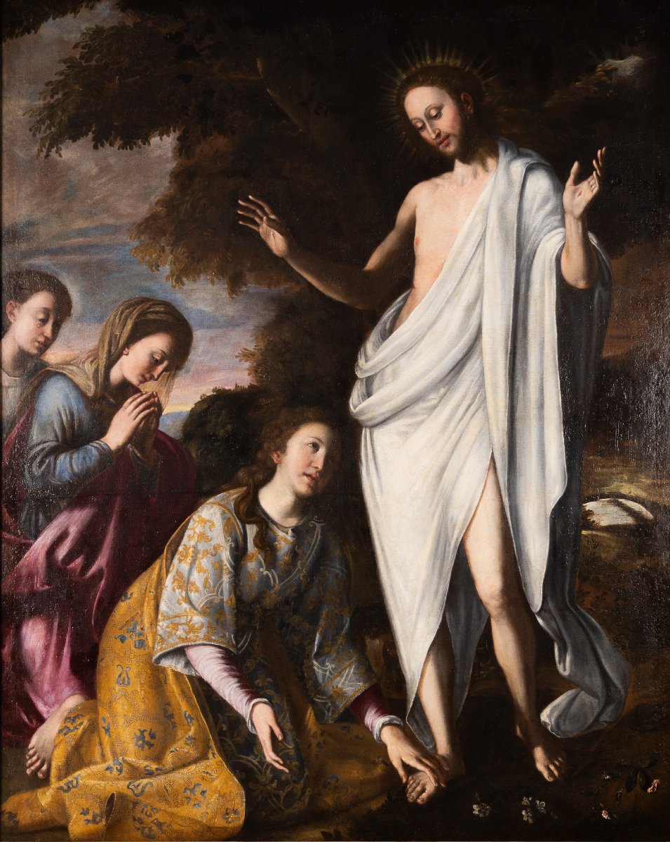 Atelier de Vincenzo Campi (1536–1591), Apparition du Christ aux Maries-photo-2