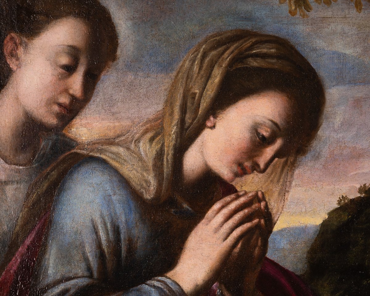 Atelier de Vincenzo Campi (1536–1591), Apparition du Christ aux Maries-photo-1