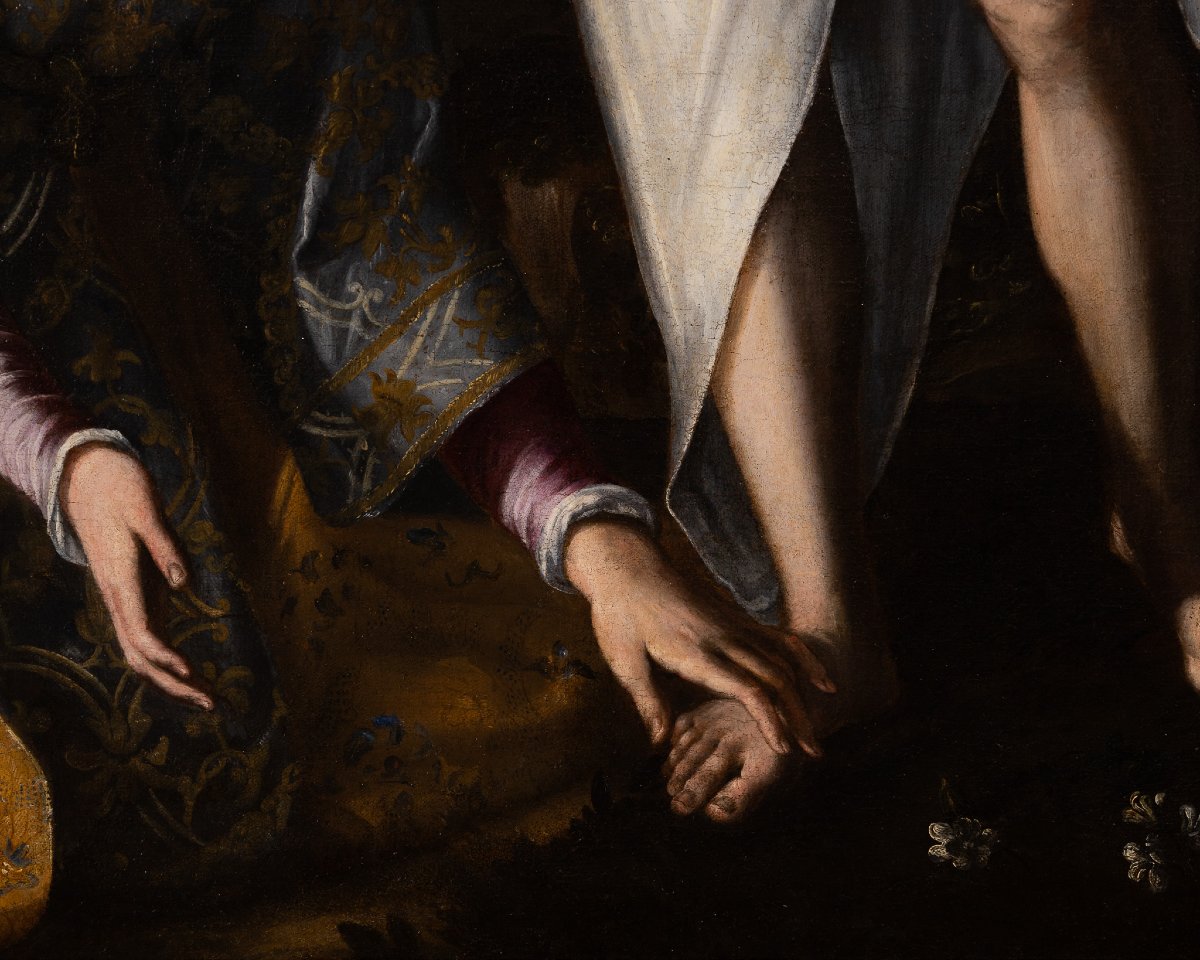 Atelier de Vincenzo Campi (1536–1591), Apparition du Christ aux Maries-photo-7