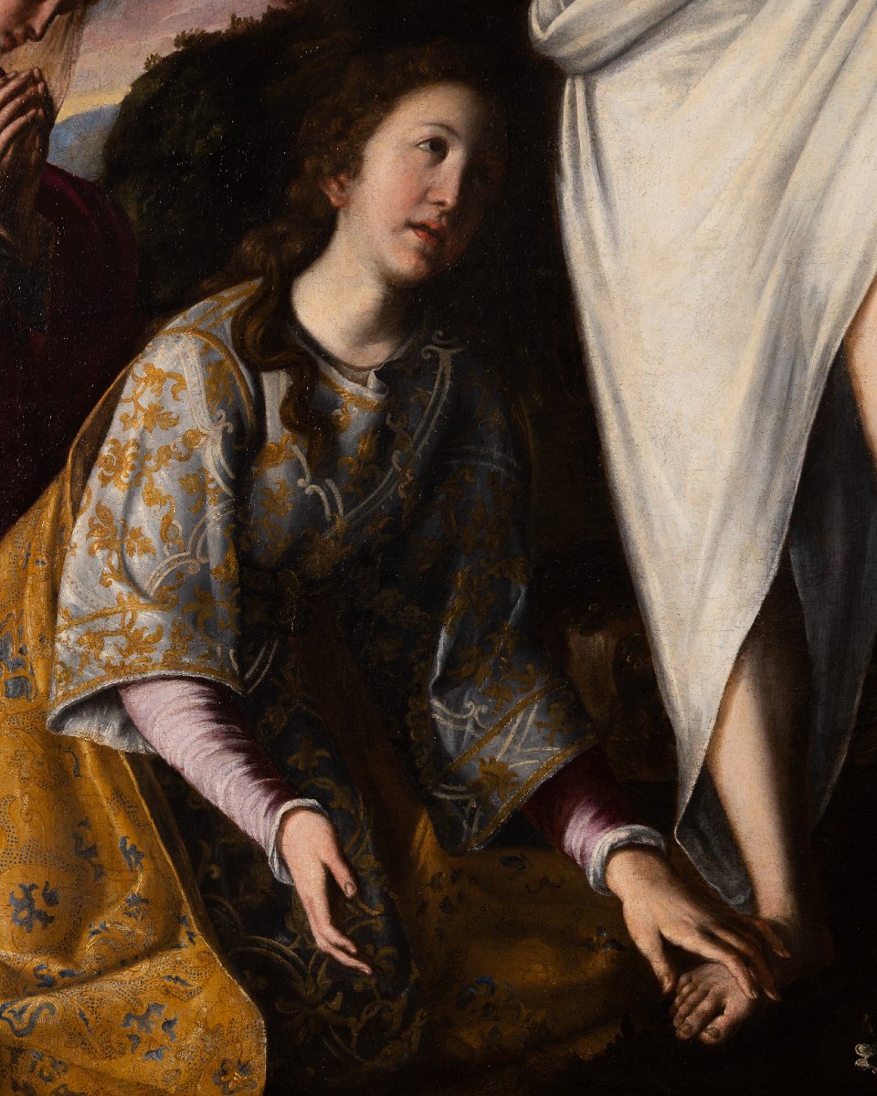 Atelier de Vincenzo Campi (1536–1591), Apparition du Christ aux Maries-photo-8