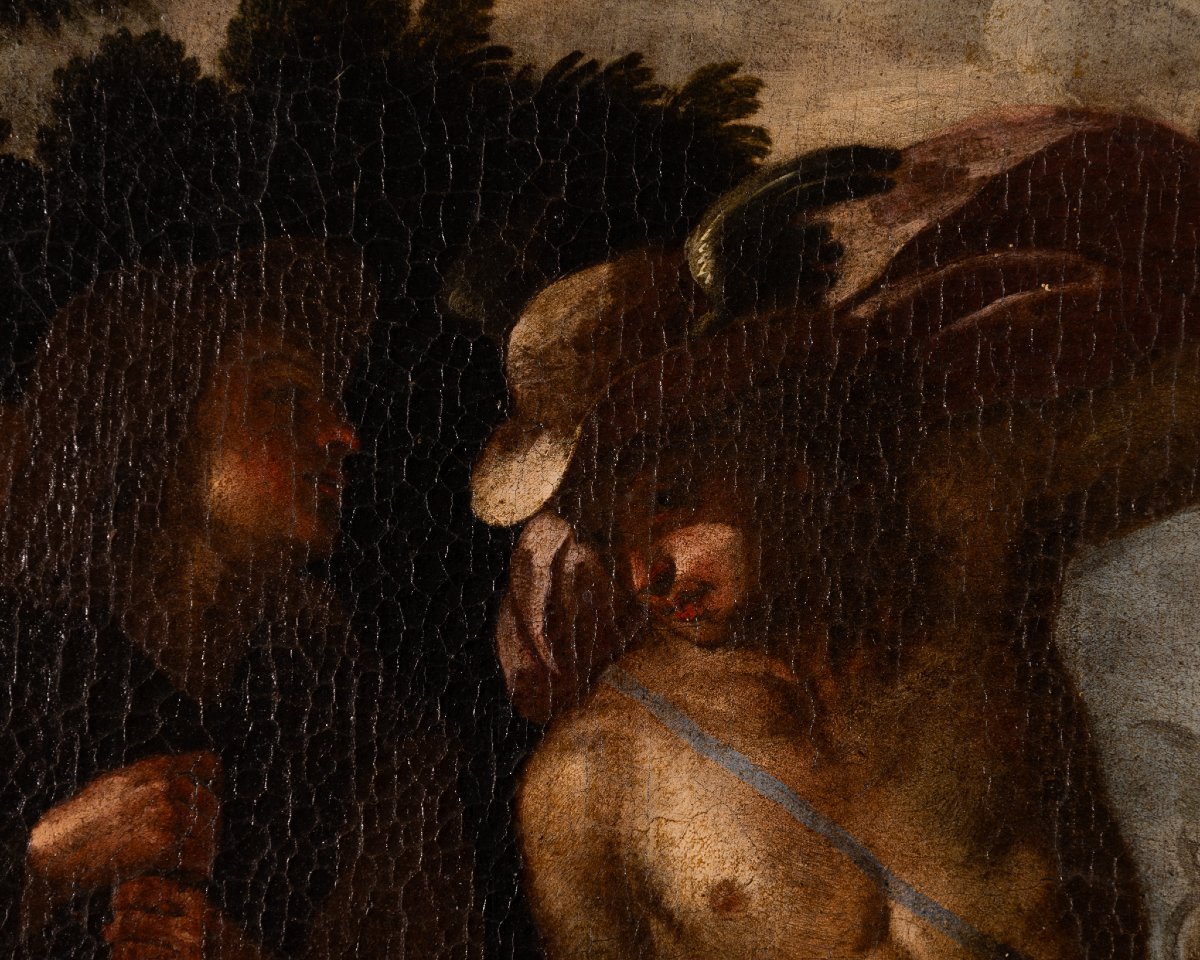 17th-century Neapolitan Painting, Bernardo Cavallino? Mythological Scene-photo-4