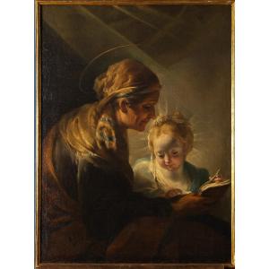 Pietro Bardellino, Scene Of Family Education, Naples 18th Century