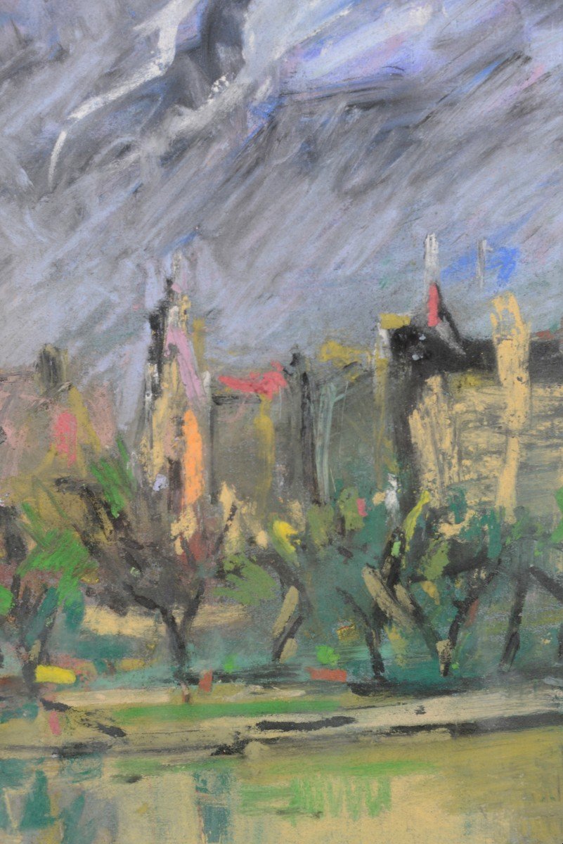 Seine Et Notre-dame De Paris - Joan Abelló Prat-photo-2