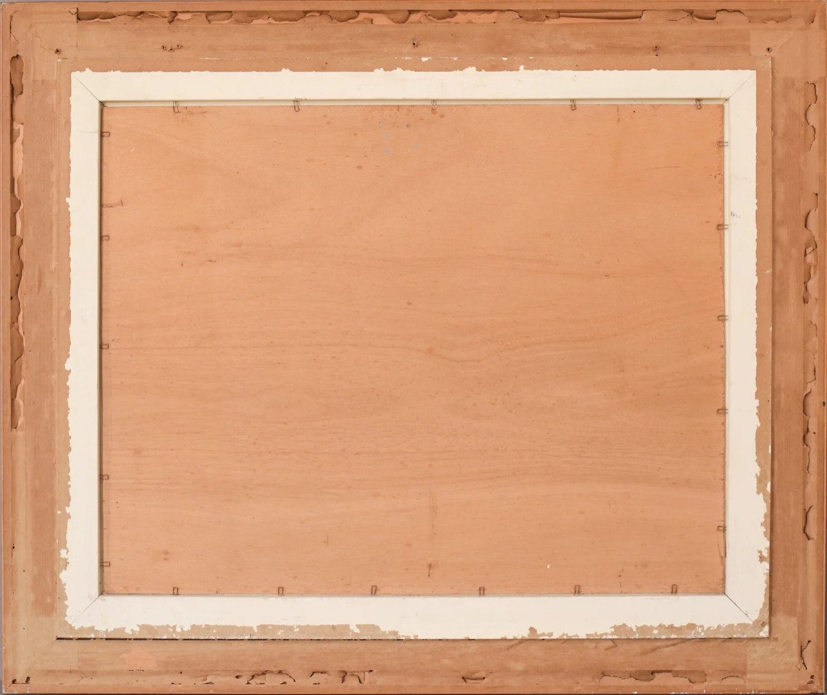 Ramón Mas I Mas - Paysage Postimpressionniste Avec Bateaux-photo-7