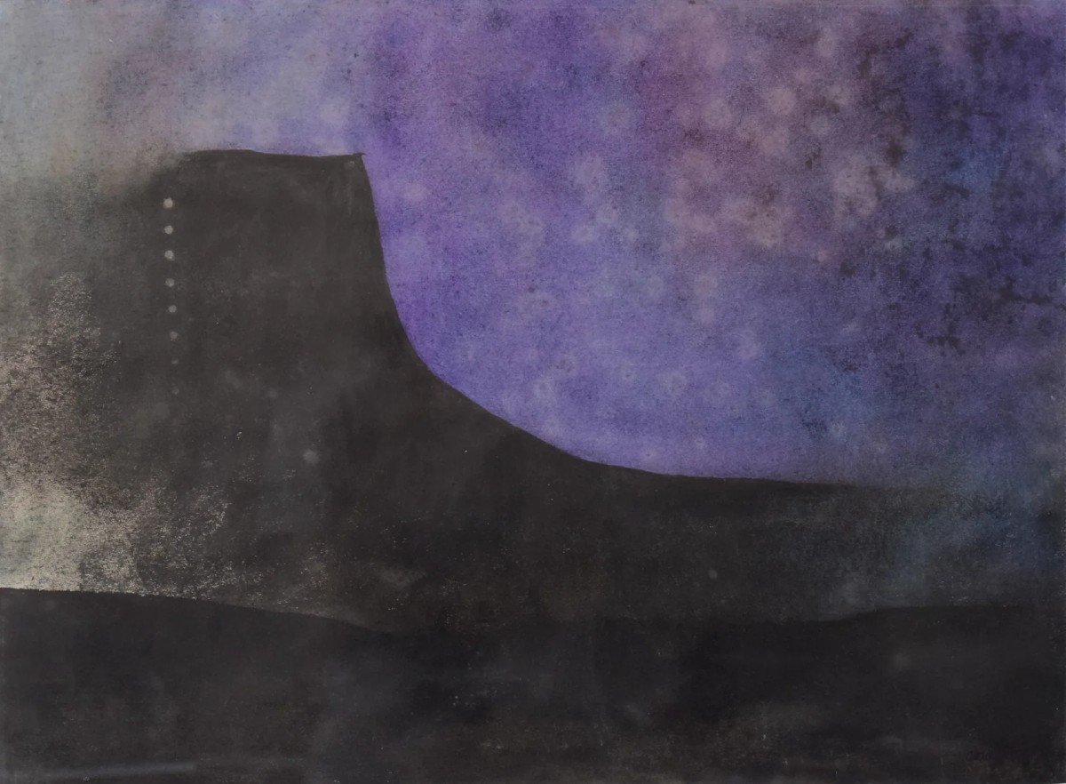 Aquarelle Abstraite - Signée