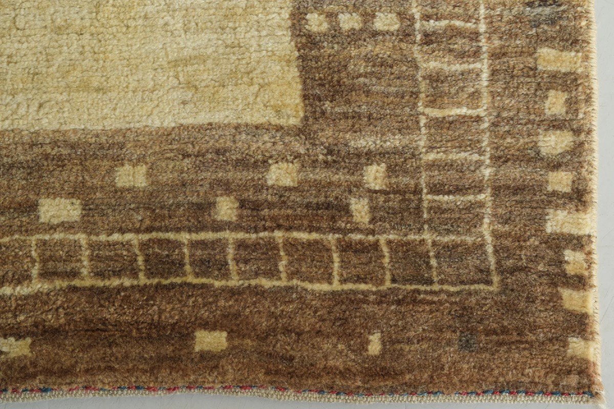 Modernist - Handwoven Beige Rug-photo-4