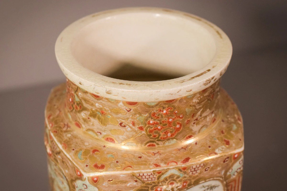 Satsuma Vase - Signed-photo-4