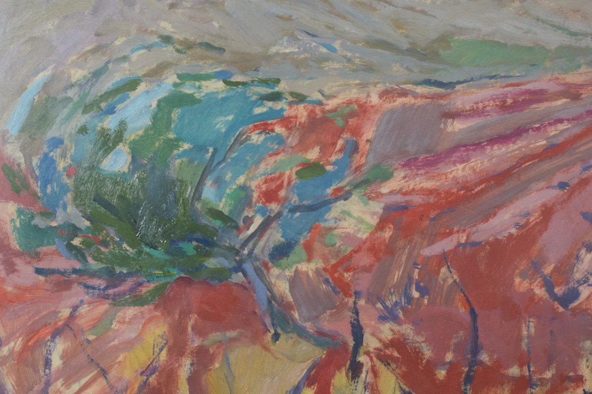 Josep Maria Pinto - Paysage Avec Vignes-photo-4