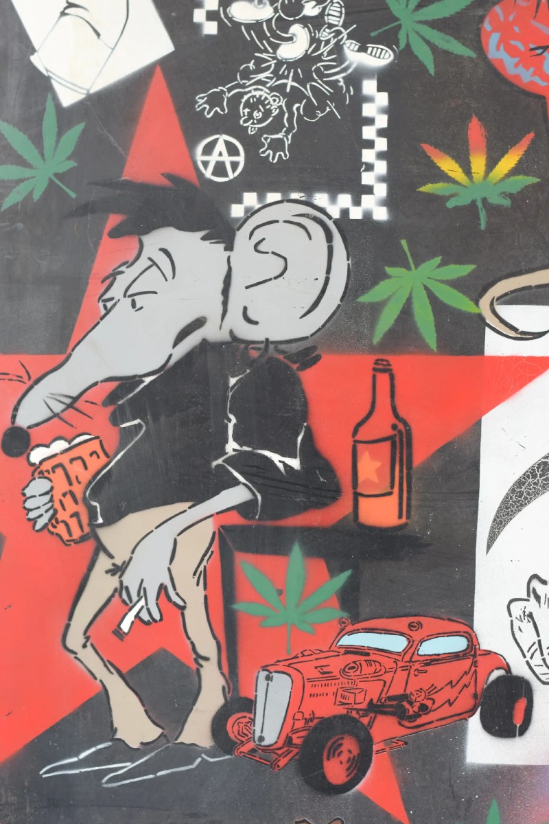 Street Art Design - Sur Panneau Métallique-photo-2