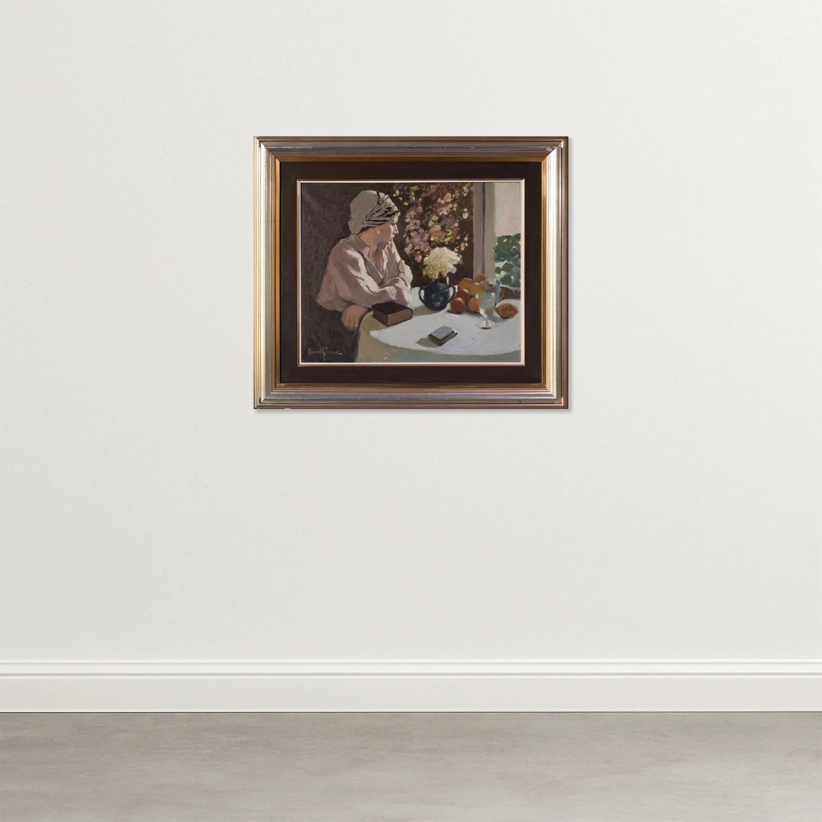 Rafael Griera Calderon - Portrait d'Une Dame à Une Fenêtre-photo-2