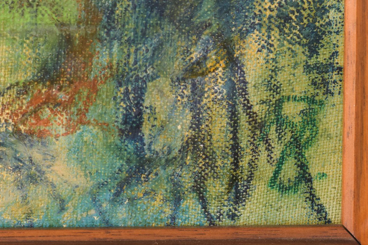 Peinture Impressionniste – 'une Journée Aux Courses'-photo-5