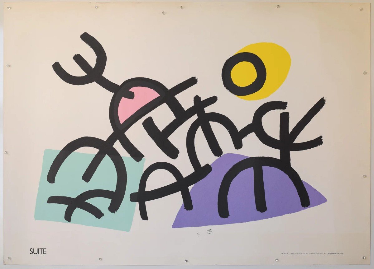 14 Grandes Affiches Originales d'Exposition d'Artistes En Lithographie-photo-4