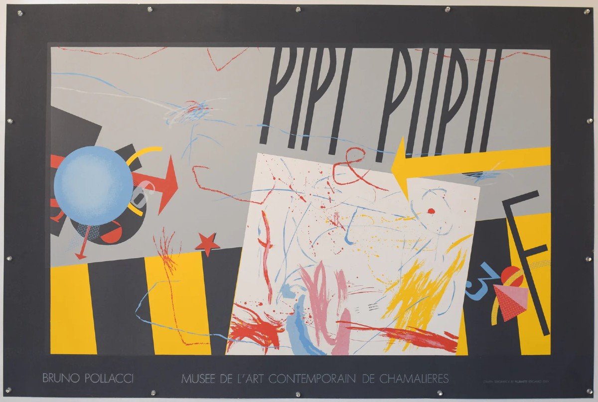 14 Grandes Affiches Originales d'Exposition d'Artistes En Lithographie-photo-6