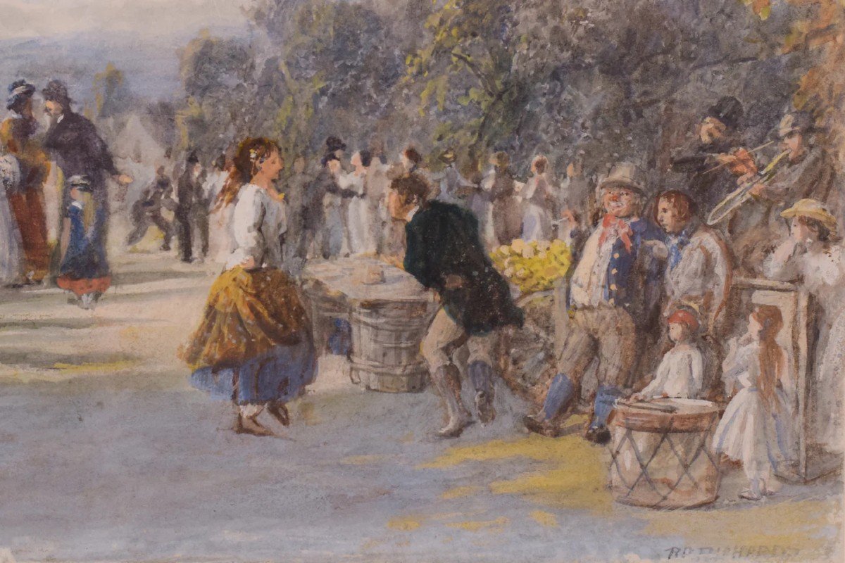 Richard Peter Richards - Village Fair And The Acrobat-photo-4