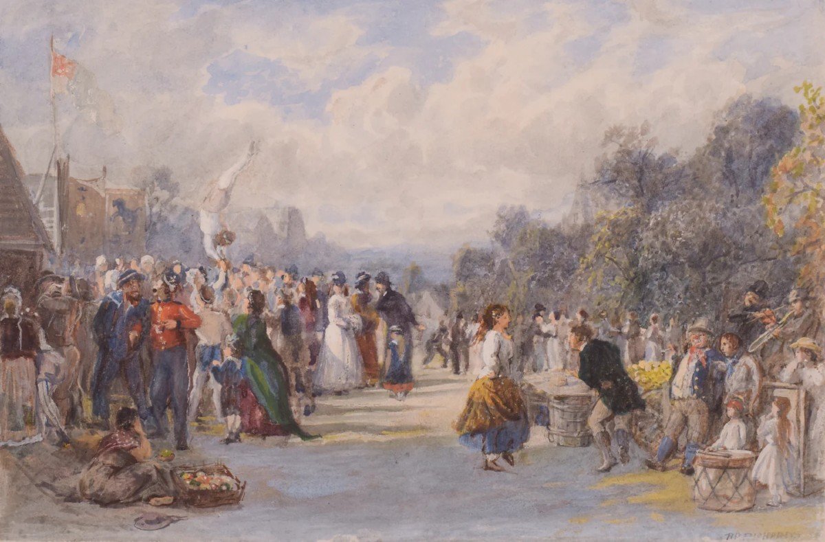 Richard Peter Richards - Village Fair And The Acrobat