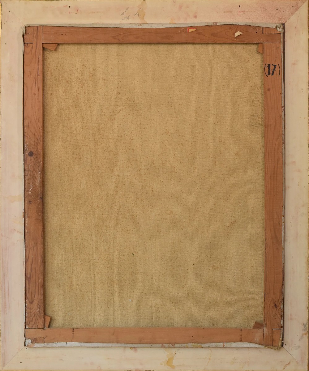 Couple Having Lunch - Oil On Canvas-photo-8