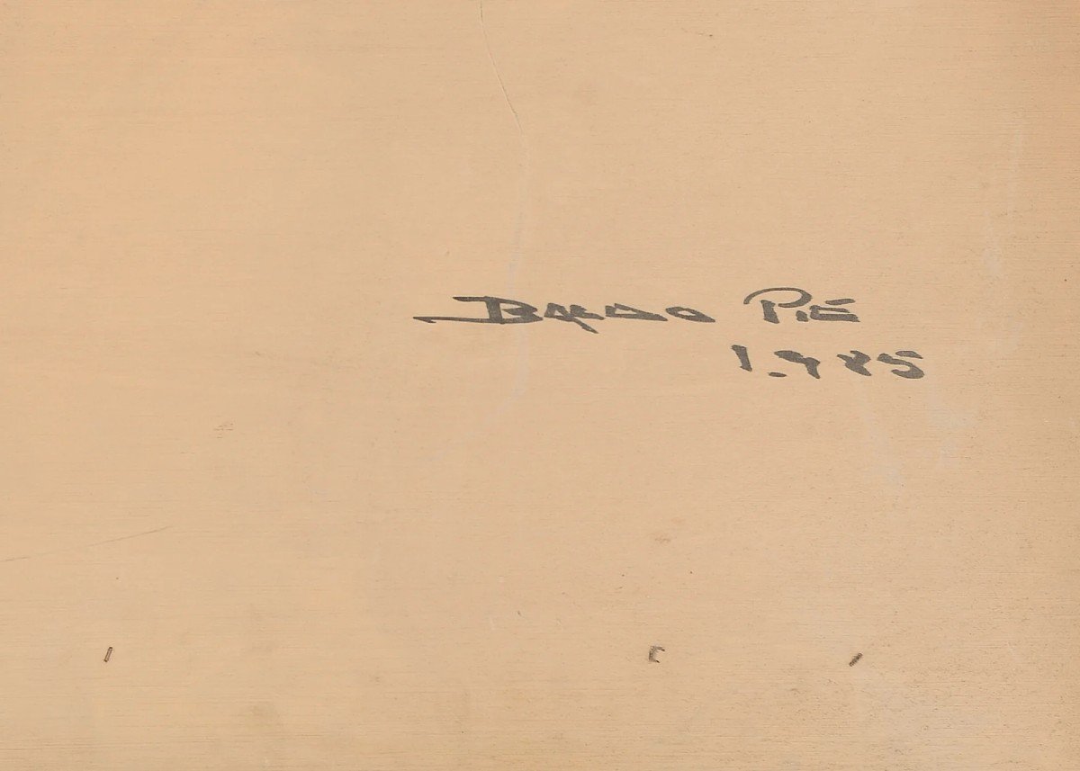 Abstract Composition - Baldo Pié (1929–1999) – Spanish Modernist-photo-3